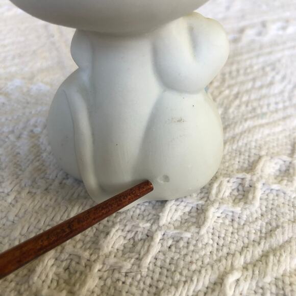 Vintage Flambro Porcelain Cat Figurine Made in Taiwan Kawaii Gift 4.25" 80s - Picture 10 of 10